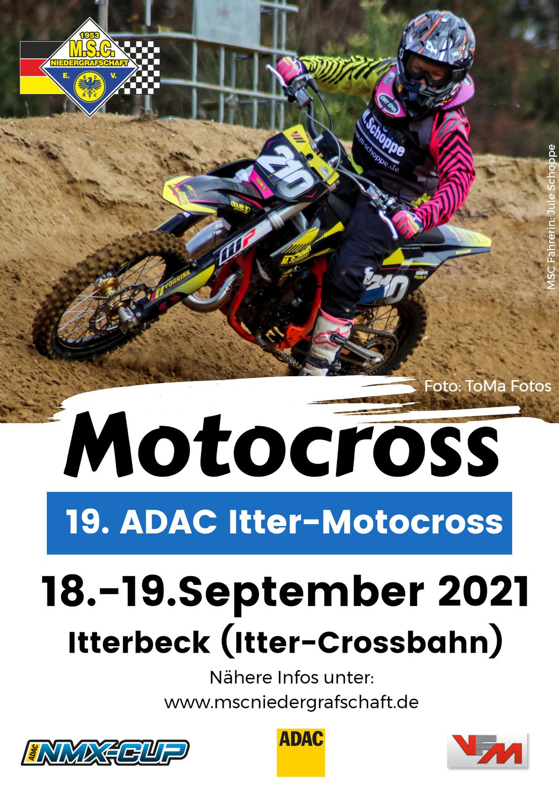 Plakat NDS NMX Cup 2021